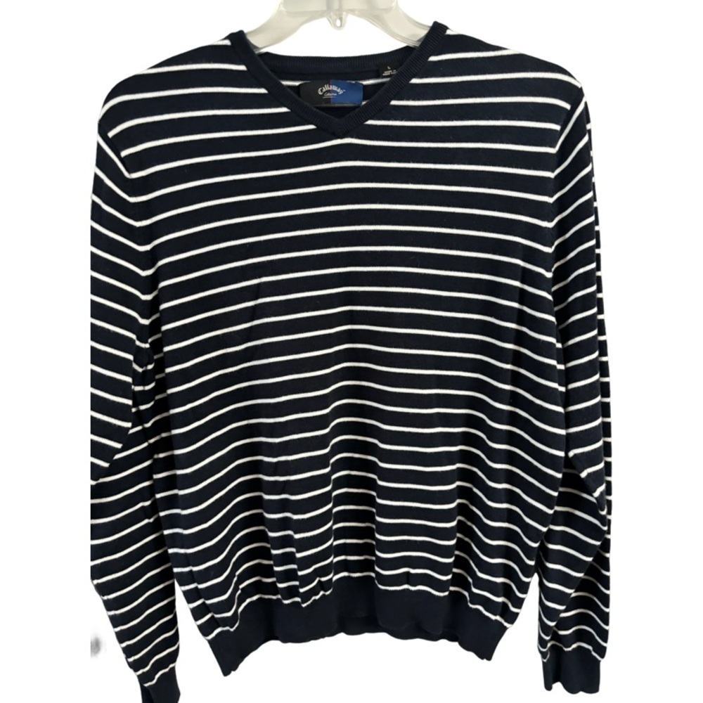 Callaway Wool Mix Golfing Sweater V Neck Size L